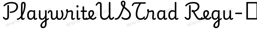 PlaywriteUSTrad Regu字体转换
